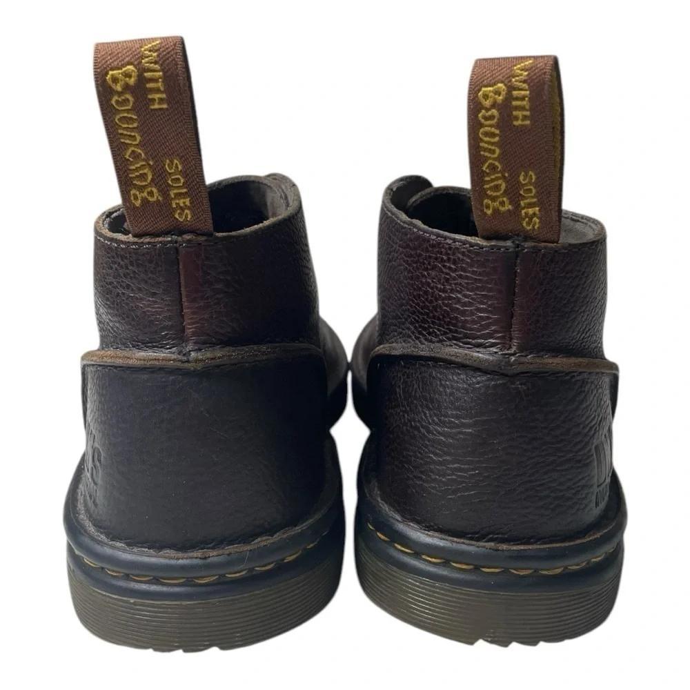 Dr. Martens Industrial Men’s Sussex Bear Track Brown Leather Chukka Boots